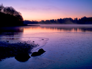 Europe, Germany, Hesse, Lahn-Dill-Bergland Nature Park, winter mood on the Aartalsee near Bischoffen Europe, Germany, Hesse, Lahn-Dill-Bergland Nature Park, winter mood on the Aartalsee near Bischoffen